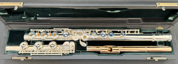 ALTUS AS807 RBE XXXZ FLAUTO ARTIGIANALE CON TESTATA DORATA 18K AS807RBEXXXZ