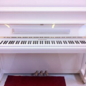 W. HOFFMANN V112 VISION PIANO PIANOFORTE BIANCO VERTICALE ACUSTICO  REALIZZATO DALLA C. BECHSTEIN EU