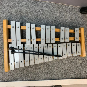 CROSON C301817 GLOCKENSPIEL METALLOFONO 25 NOTE CON BACCHETTE C-301817