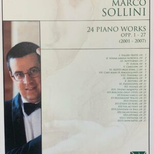 MARCO SOLLINI 24 PIANO WORKS OPP.1-27  EDIZIONI DA VINCI
