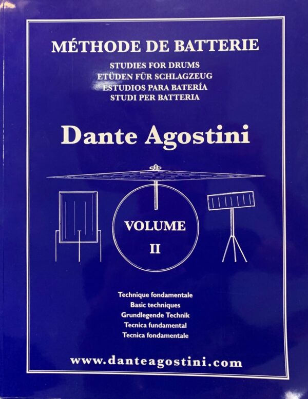 DANTE AGOSTINI LIBRO METODO PER BATTERIA VOLUME 2