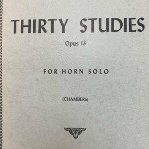 GALLAY THIRTY STUDIES OPUS 13 HORN SOLO CORNO METODO LIBRO EDIZIONI INTERNATIONAL MUSIC COMPANY