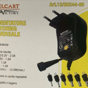 ELCART VICTORY ALIMENTATORE DI CORRENTE SWITCHING UNIVERSALE AC/DC ADAPTER