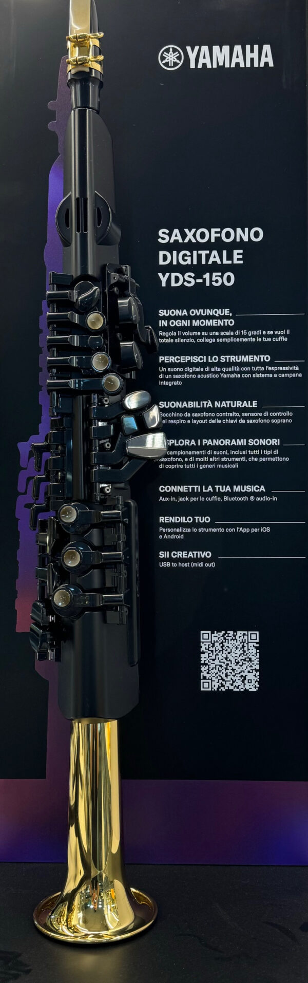 YAMAHA YDS150 SAX SASSOFONO DIGITALE  ELETTRONICO YDS-150 OCCASIONE USATO IN GARANZIA 12 MESI
