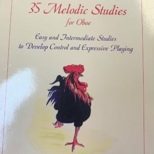 GRAHAM SALTER 35 MELODIC STUDIES FOR OBOE EMERSON LIBRO METODO EDIZIONI EMERSON