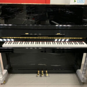 H. WILLERMANN UP-132JS PIANO PIANOFORTE ACUSTICO VERTICALE MARTELLIERA TEDESCA NERO LUCIDO UP132JS