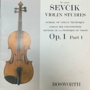 SEVCIK OP.1 PART 1 VIOLIN STUDIES METOLO LIBRO EDIZIONI BOSWORTH