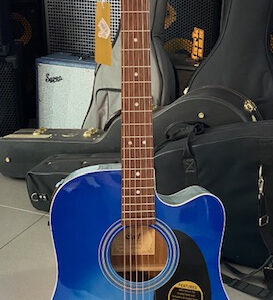 CORT AD825CE BB CHITARRA ACUSTICA FOLK SPALLA MANCANTE ELETTRIFICATA COLORE BLUE BURST AD-825-CE-BB