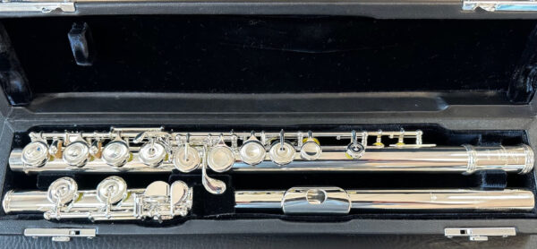 SANKYO PRIMA CF201 CE FLAUTO TRAVERSO ARTIGIANALE PROFESSIONALE  CON TESTATA IN ARGENTO CF-201CE