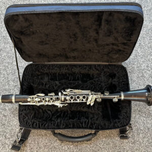 L.A. RIPAMONTI CLARINO CLARINETTO IN DO IN LEGNO, CHIAVI ARGENTATE OCCASIONE USATO IN GARANZIA 12 ME