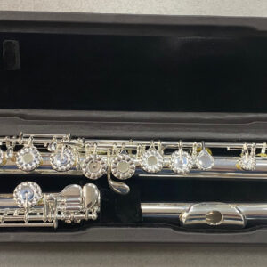 KAKULIN KFF-699 FLAUTO TRAVERSO TESTATA IN ARGENTO FORI APERTI KFF699