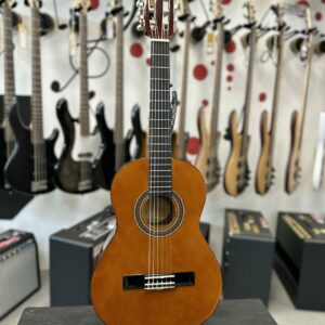 CHITARRA CLASSICA VALENCIA VC102K KIT 1/2 NATURAL DA STUDIO E ACCORDATORE A CLIP VC-150 STV122K