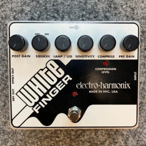 ELECTRO HARMONIX WHITE FINGER COMPRESSORE ANALOGICO OTTICO PER CHITARRA EX-DEMO