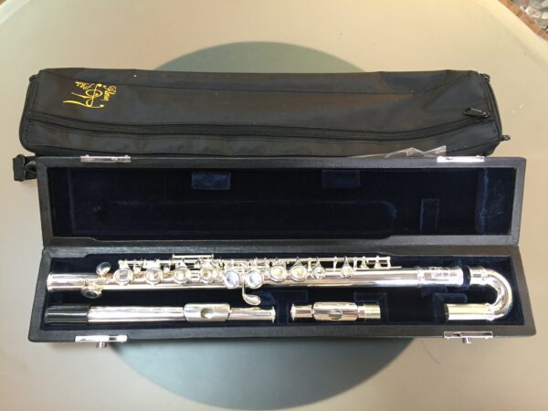 FLORIAN  KINDER JUNIOR JU200 FLUTE FLAUTO TRAVERSO PER BAMBINI DISCENDENTE AL RE CON DOPPIA TESTATA