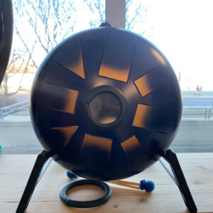 GENERAL CASTER DRUM ORIGINAL HANK  STRUMENTO A PERCUSSIONE 8 NOTE IN LA AKEBONO PENTATONICO CON BATT