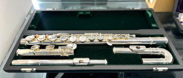 PEARL FLUTES PFA201ESU FLAUTO TRAVERSO IN SOL ALTO CONTRALTO ARGENTATO CON MI SNODATO  PFA201-ESU OC