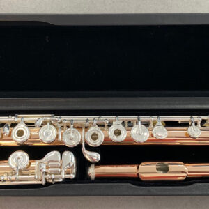 VERNE Q. POWELL BOSTON CONSERVATORY AURUMITE 9K FLAUTO TRAVERSO PROFESSIONALE IN ORO 9K E ARGENTO