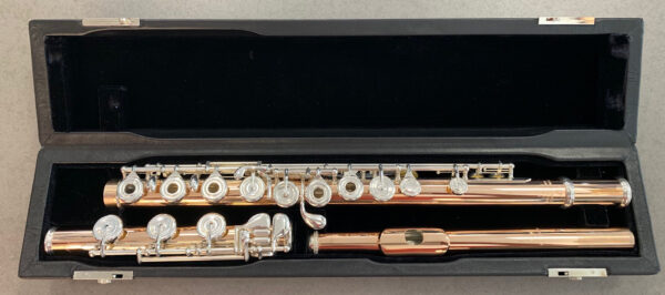 VERNE Q. POWELL BOSTON CONSERVATORY AURUMITE 9K FLAUTO TRAVERSO PROFESSIONALE IN ORO 9K E ARGENTO