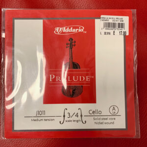 D’ADDARIO PRELUDE J1011 3/4M CORDA LA PER VIOLONCELLO 3/4 TENSIONE MEDIA CELLO