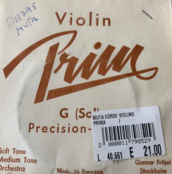 PRIM PRECISION STRINGS MUTA CORDE PER VIOLINO