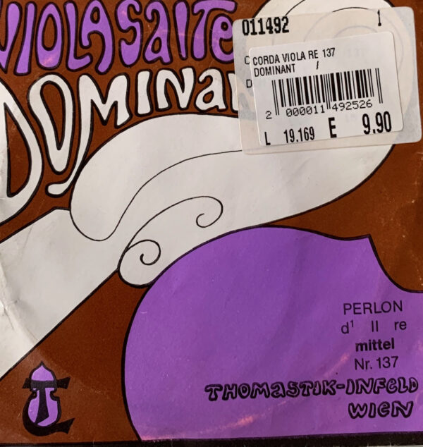 THOMASTIK VIOLASAITE DOMINANT 137 CORDA RE PER VIOLA D