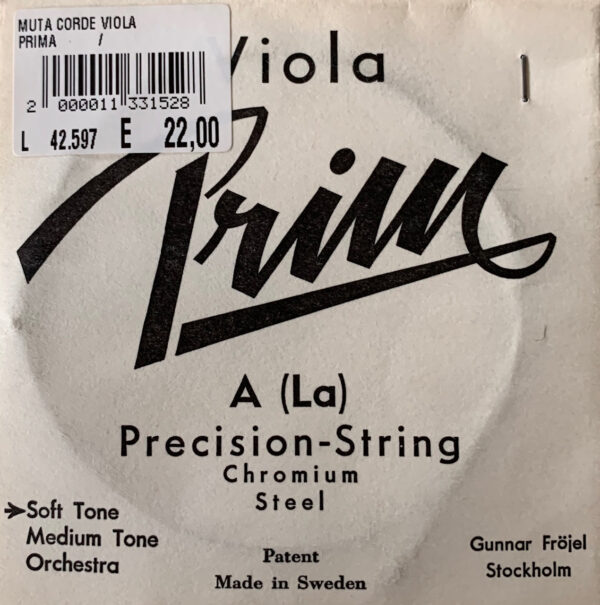 PRIM PRECISION STRINGS MUTA CORDE VIOLA
