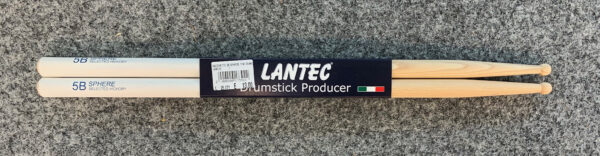 LANTEC 5B SPHERE HICKORY TINTA BIANCO BACCHETTE DA BATTERIA 5B