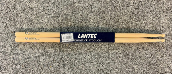 LANTEC 7A SPHERE HICKORY NATURALE BACCHETTE DA BATTERIA 7-A SPHERE
