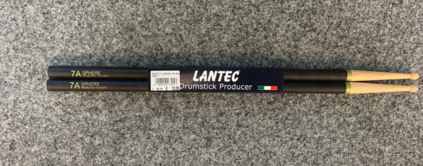 LANTEC 7A SPHERE HICKORY PALISSANDRO BACCHETTE DA BATTERIA 7-A SPHERE