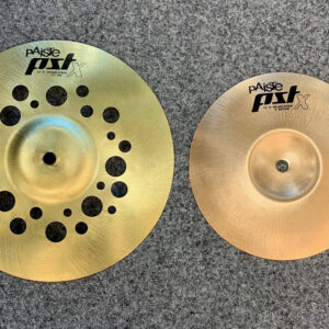 PAISTE PSTX SWISS SPLASH 10″/08″ SET PIATTI SPLASH PER BATTERIA