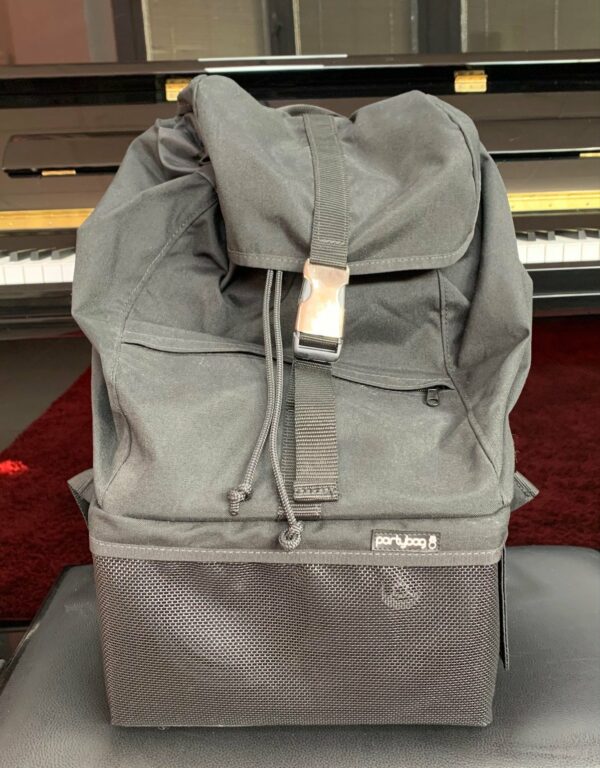 PARTYBAG MINI CASSA ZAINO INDOSSABILE A BATTERIA 50W RMS USB BLUTOOTH NERO MADE IN ITALY