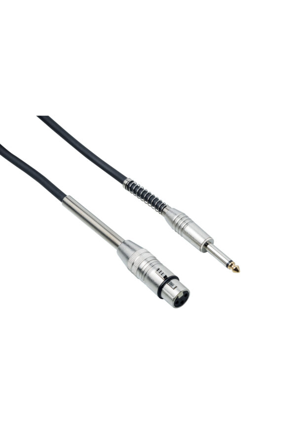 BESPECO IROMA100P Cavo 1 MT per microfoni - cannon femmina - jack Ø 6,3 mm XLR/JACK