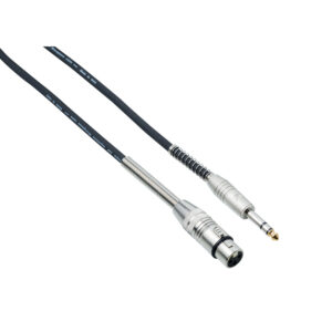 BESPECO IROMC300P CAVO PER MICROFONO 3 MT XLR/JACK CANNON FEMMINA JACK 6,3 MM TRS IROMC-300-P