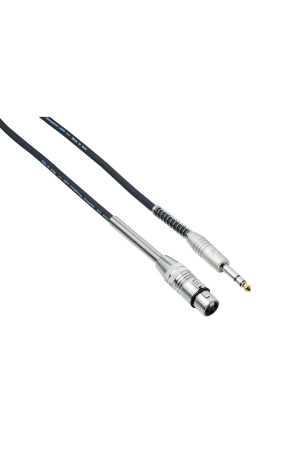BESPECO IROMC300P CAVO PER MICROFONO 3 MT XLR/JACK CANNON FEMMINA JACK 6,3 MM TRS IROMC-300-P