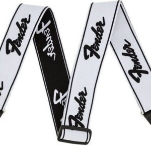 FENDER RUNNING LOGO W/B STRAP TRACOLLA PER CHITARRA
