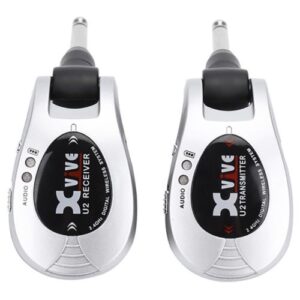 XVIVE U2 SILVER KIT TRASMETTITORE E RICEVITORE WIRELESS PER CHITARRA E BASSO