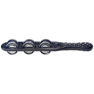 STAGG JSK-6 JINGLE STICK IN PASTICA CON 6 SONAGLI COLORE NERO