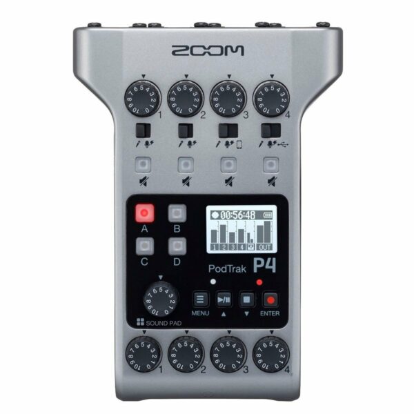 ZOOM PODTRACK P4 REGISTRATORE PODCAST PALMARE