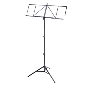 KONIG & MEYER  K&M 10062 LEGGIO PROFESSIONALE CON PIANO DI APPOGGIO ESPANDIBILE IN ACCIAIO COLORE NE
