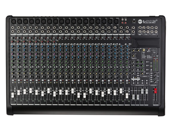 RCF L-PAD 24-CX MIXER USB 24 CANALI CON EFFETTI E COMPRESSORI  LPAD24CX
