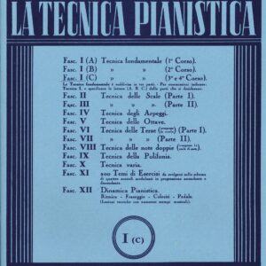 ALESSANDRO LONGO LA TECNICA PIANISTICA I ( C ) VOLUME 1 ( C ) METODO LIBRO EDIZIONI CURCI