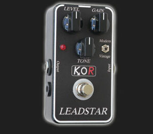 KOR PEDALS LEADSTAR HI-GAIN OVERDRIVE PEDALE DISTORSIONE PER CHITARRA