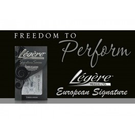 LEGERE  REEDS LTD EUROPEAN SIGNATURE N.3 1/4  (3.25) ANCIA SINTETICA PER CLARINETTO SIB