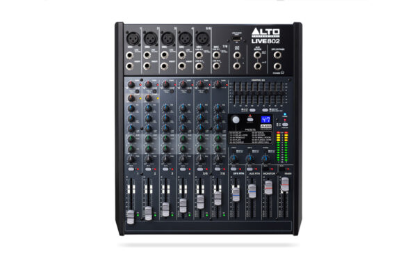 ALTO PROFESSIONAL LIVE 802 MIXER 8 CANALI CON EFFETTI LIVE802
