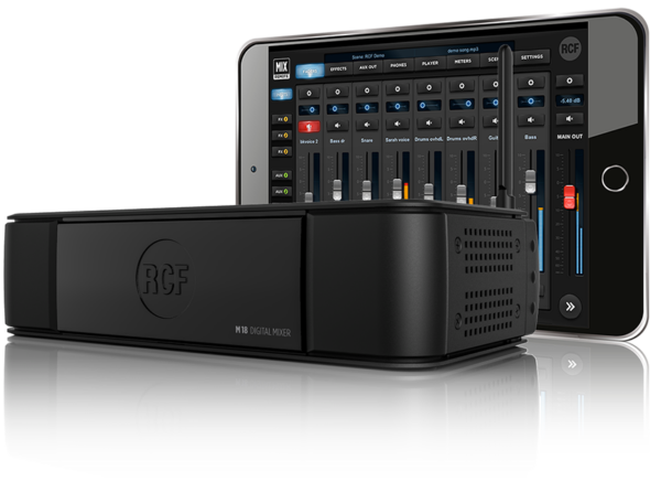 RCF M18 MIXER 18 CANALI ANALOGICI CONTROLLABILE DA TABLET VIA WIFI