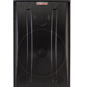 AUDIODESIGN M3 12W/L CASSA ATTIVA DIFFUSORE PORTATILE TROLLEY 12″ A BATTERIA CON MICROFONI WIRELESS