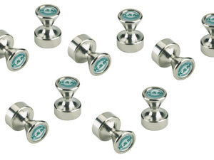 K&M 11581 MAGNETE CALAMITA Magneti calamite per leggio fermafogli set 10PZ magnete