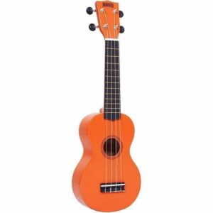 MAHALO MR1 RAINBOW UKULELE SOPRANO CON BORSA COLORE ARANCIONE