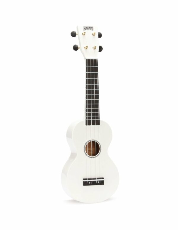 MAHALO MR1 RAINBOW UKULELE SOPRANO CON BORSA COLORE BIANCO