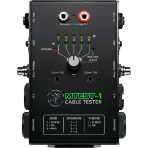 MACKIE MTEST-1 TESTER PER CAVI ALIMENTATO A BATTERIA MTEST1
